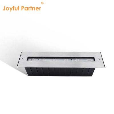 IP68 Podwodne oświetlenie RGB Kolor stali nierdzewnej 316L 6*2W DC24V DMX 512 sterowalne dla zasłon wodnych