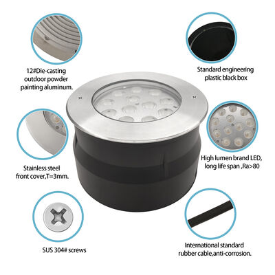 Światło IP67 LED 12W 24W 36W Światła zewnętrzne