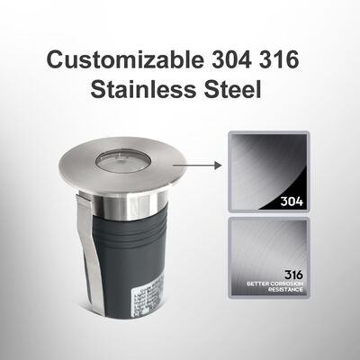 Światło dzienne LED 1W 2W DIA55MM Aluminiowy obudowa CRI85 6000K