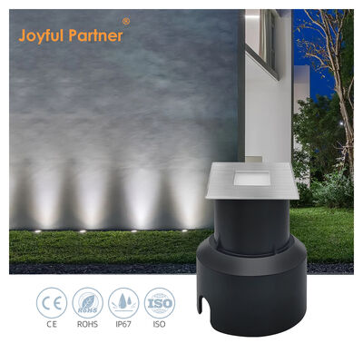 Oświetlenie LED Podziemne 3W Kwadratowy Kształt Stal Nierdzewna 304 lub 316 Ramka 45*45MM Korpus z Odlewu Aluminiowego