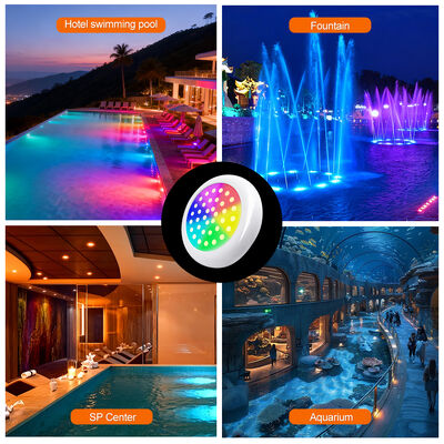 DC12V 25W Led Pool Lights RGB Zmieniająca kolor żywica wypełniona sterowaniem zdalnym Tuya App