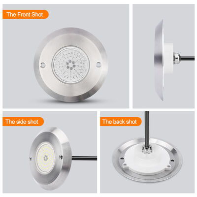 Led Pool Lights DC12V 42W 10MM Grubość Integracja SMD 2835 RGB Zmieniająca kolor żywica wypełniona materiałem ze stali nierdzewnej