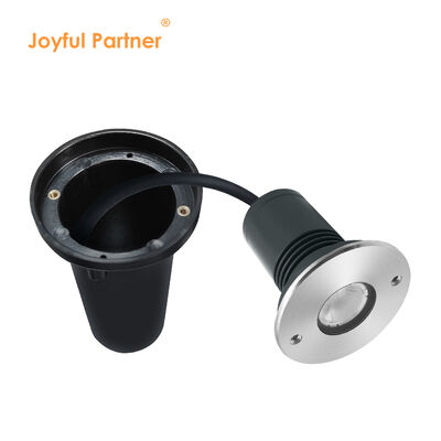 Światła LED w ziemi Przeciwświetlenie 1W 24V DC Ciepły Biały 3000K Z Wzorem Płytki Miodnej