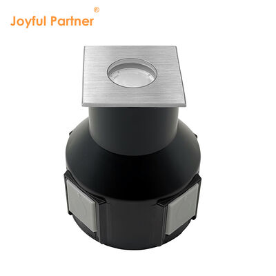 Podziemne światło LED Kąt świecenia 8 stopni DC24V 3W 3000K 50*50MM Z aluminiowym korpusem IP67