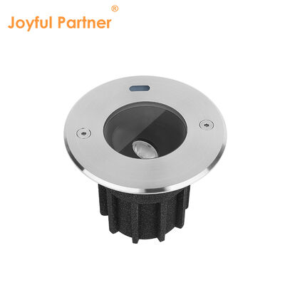 Zewnętrzna AC220V Lampa gruntowa DIA95MM Model COB 3W z czarnym rękawem ABS