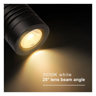 LED Garden Spot Lights IP65 14W COB DC24V LED DIA68MM 2700K Warm White Anti Glare Hood For Garden Lighting