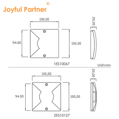 Oświetlenie tarasowe podtynkowe Ultra-cienkie IP67 Wodoodporne 1W 3W DC12V 24V Klasa IK 08 na taras i ścieżkę