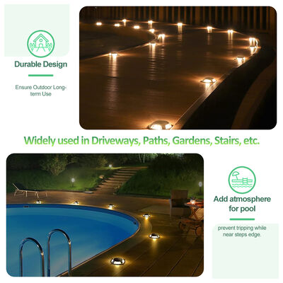 Strona emitująca światło wgłośne pokrycie ze stali nierdzewnej 10W OSRAM SMD DIA 172MM z ABS mouting rękawów