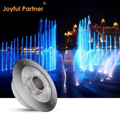 LED Dysza Fontannowa DC12V/24V IP68 RGB DMX Średnica 250mm Strumień Wodny Oświetlenie Krajobrazowe Ściemnialne