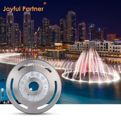 Światło fontannowe LED z dziurą w środku 12W DIA285MM DMX Control RGB 3In1