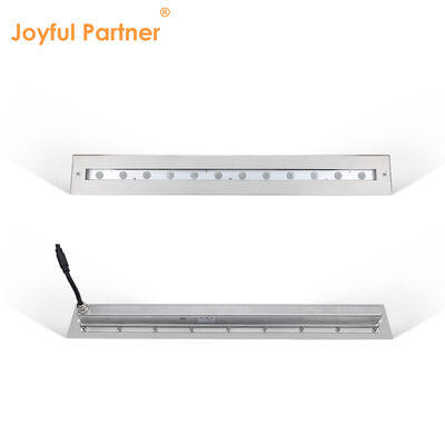 Podwodne liniowe światło DC12V Stal nierdzewna 316 DMX 512 RGB 12W 24W Długość 628MM do wodospadu