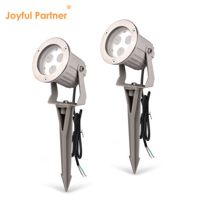 Wodoodporne ogrodowe reflektory LED z plastikowym szpikulcem, żarówka LED GU10 MR16 do ogrodu i podwórka