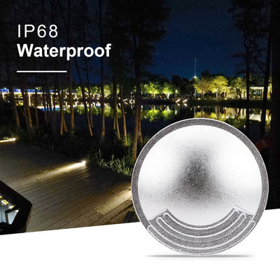2W IP67 LED Światła pod ziemią Zewnętrzne Ultra Cienkie Prężnica 55mm SMD LED Światła Walkover Z Aluminiowym Obudową