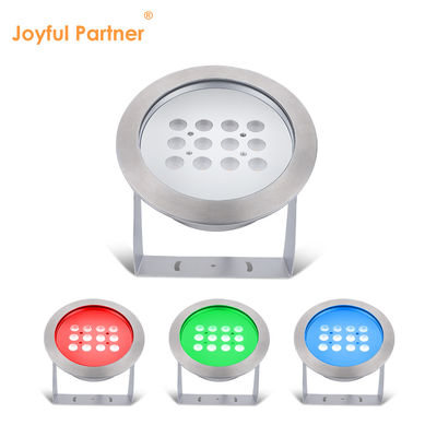 RGB podwodne światło basenu AC/DC 12V 24V LED 12W wodoodporne IP68 316 ze stali nierdzewnej