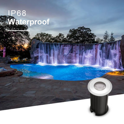 1W 2W Lampa podwodna do basenu, typ wpuszczany, średnica 42mm, do dekoracji basenu i stawu