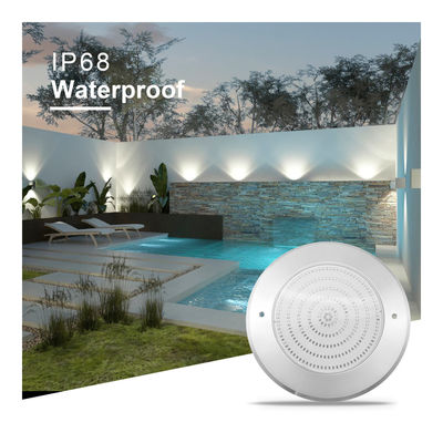 Wodaodporny PAR56 LED Pool Light 316 SS ABS obudowa Ultra Thin 7.5mm Żywica wypełniona ścianą zamontowana 230MM 18W 25W DC AC12V