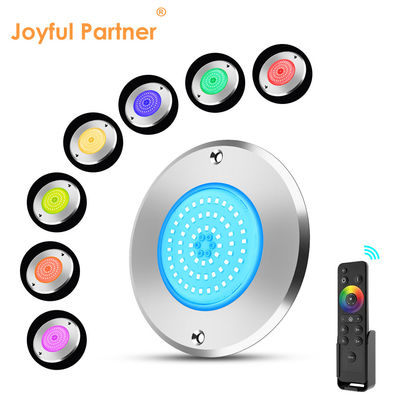 RGB Ultra Slim IP68 Oświetlenie basenu LED SS316L obudowa Zintegrowany typ SMD2835 6w Podwodne światła wodoodporne