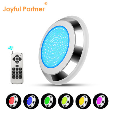 Światło basenu podwodnego AC12V ze stali nierdzewnej zmieniające kolor RGB DIA280*35MM