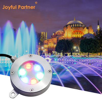 Nowy produkt: RGB 3 w 1 kolorze, wysokiej mocy 18W, płaska lampa podwodna LED ze stali nierdzewnej 316 z uchwytem typu U