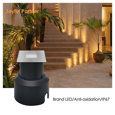 IP67 LED Oświetlenie pod ziemią 1W 2W 3W Wylotowane światła kwadratowe SS