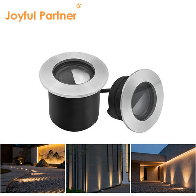 Podziemna lampa LED zewnętrzna ze stali nierdzewnej 316, wodoodporna IP67, 4W Cree LED, średnica 80MM