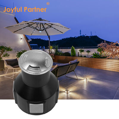 Silne światło LED do wbudowania o dużej nośności, z przednim pierścieniem ze stali nierdzewnej 316, diodą LED SMD i tuleją montażową z ABS