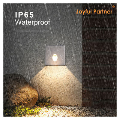 LED Step & Wall Recessed Light 3W AC220V Biały Aluminiowy Odlewany IP65