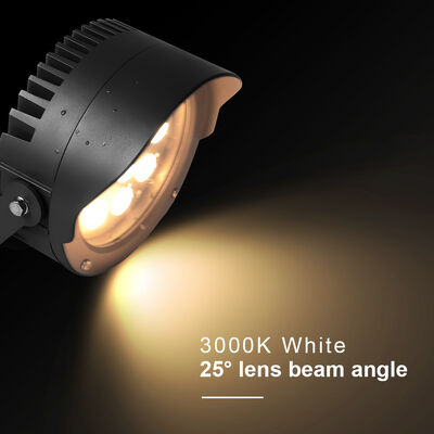 Reflektor ogrodowy LED z regulowaną ogniskową Średnica 160MM 36W Wbudowany DMX512
